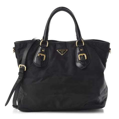 prada tessuto soft calf tote|PRADA Tessuto Soft Calf Nylon Tote Black .